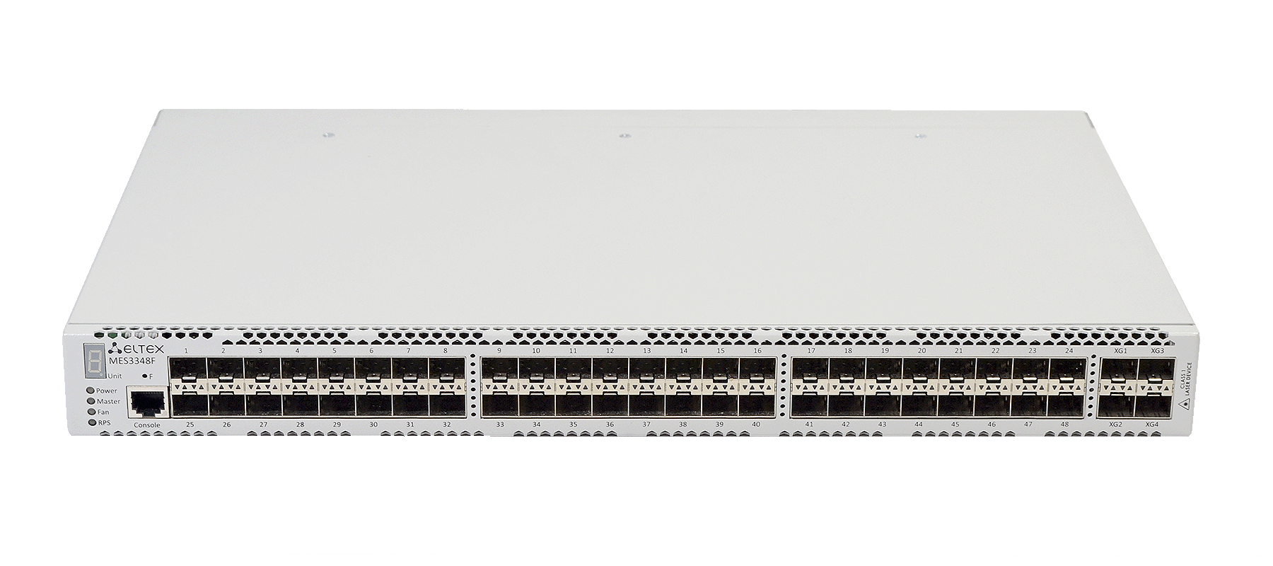 Ethernet-коммутатор MES3348F, 48x1G SFP + 4x10G SFP+, L3, dual PSU