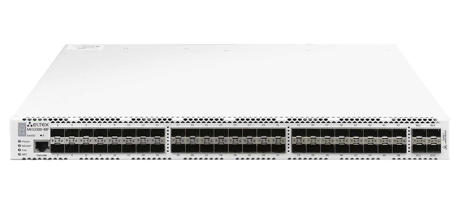 Ethernet-коммутатор MES3300-48F, 48x1G SFP + 4x10G SFP+, L3, dual PSU